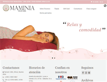 Tablet Screenshot of maminia.com